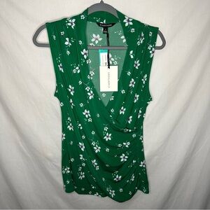 41 Hawthorn Emerald Floral Blouse